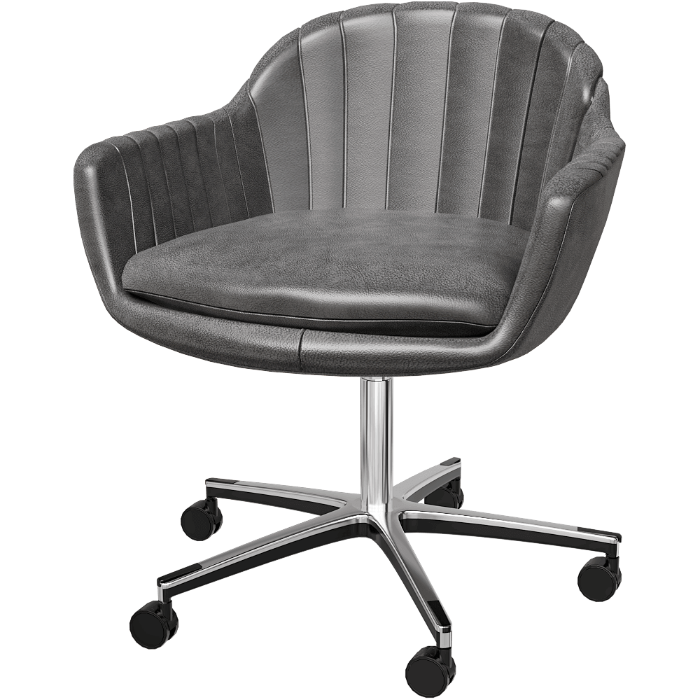Polflex Rose 423皮革办公转椅3D模型（OBJ,FBX,MAX）