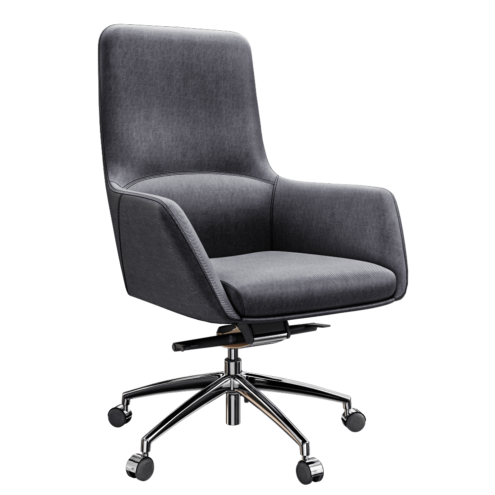 Darwin灰色办公椅3D模型（OBJ,FBX,MAX）