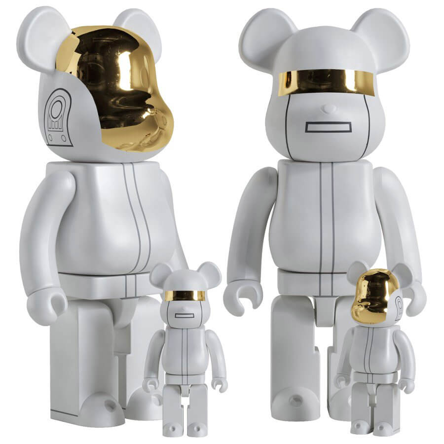 Bearbrick Daft Punk积木熊蠢朋克公仔3D模型（OBJ,FBX,MAX）