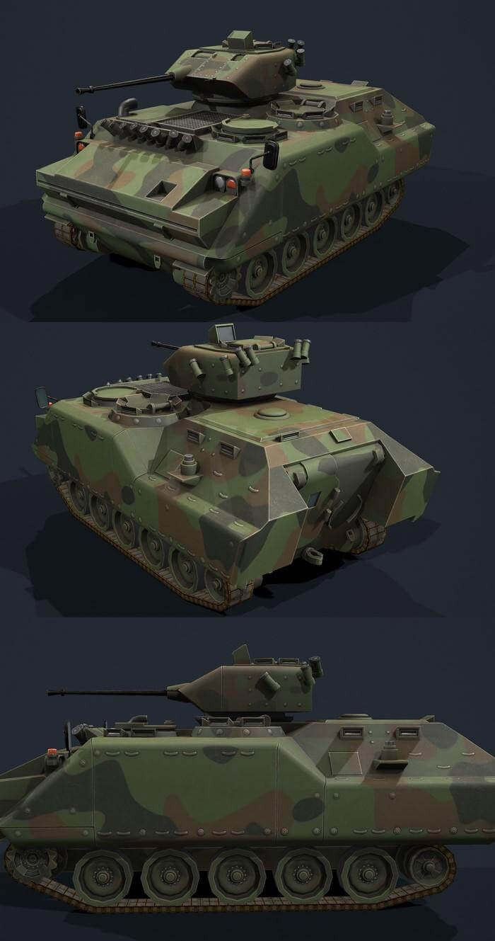 ACV-15装甲车3D模型（OBJ,FBX,MAX）