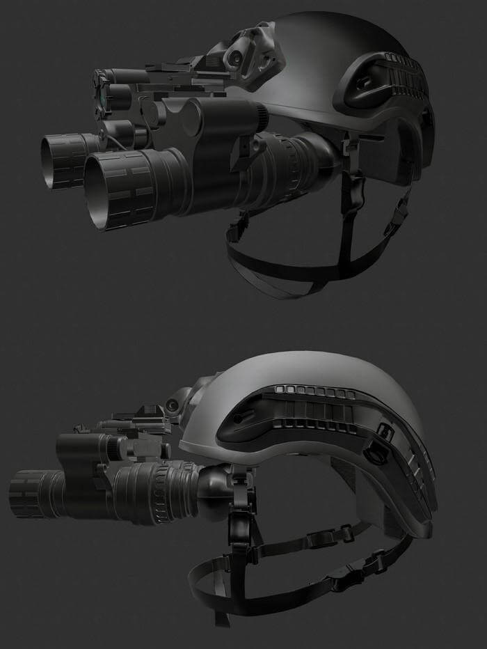 Tactical Helmet军用头盔3D模型（OBJ,FBX,MAX）