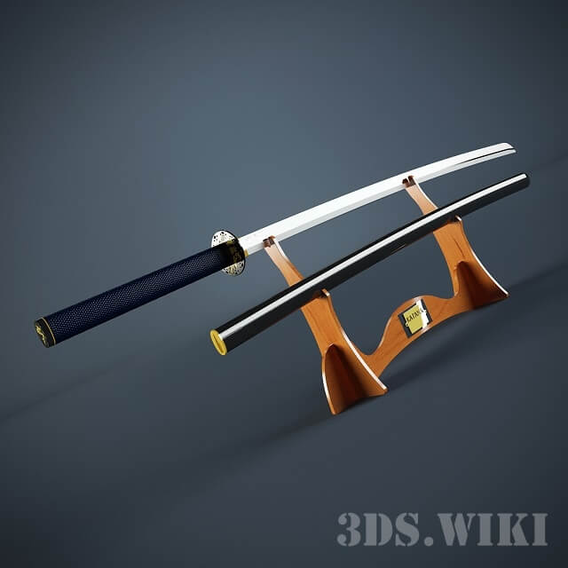 武士刀3D模型（FBX,MAX）