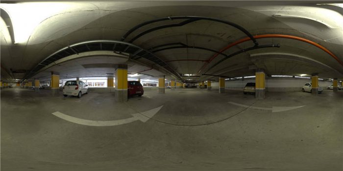 地下停车场360度拍摄图片室内hdr067