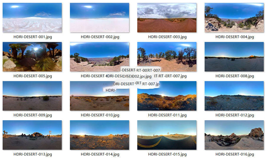 30张沙漠自然夏季HDRI图 沙漠HDRI包（hdri贴图下载）