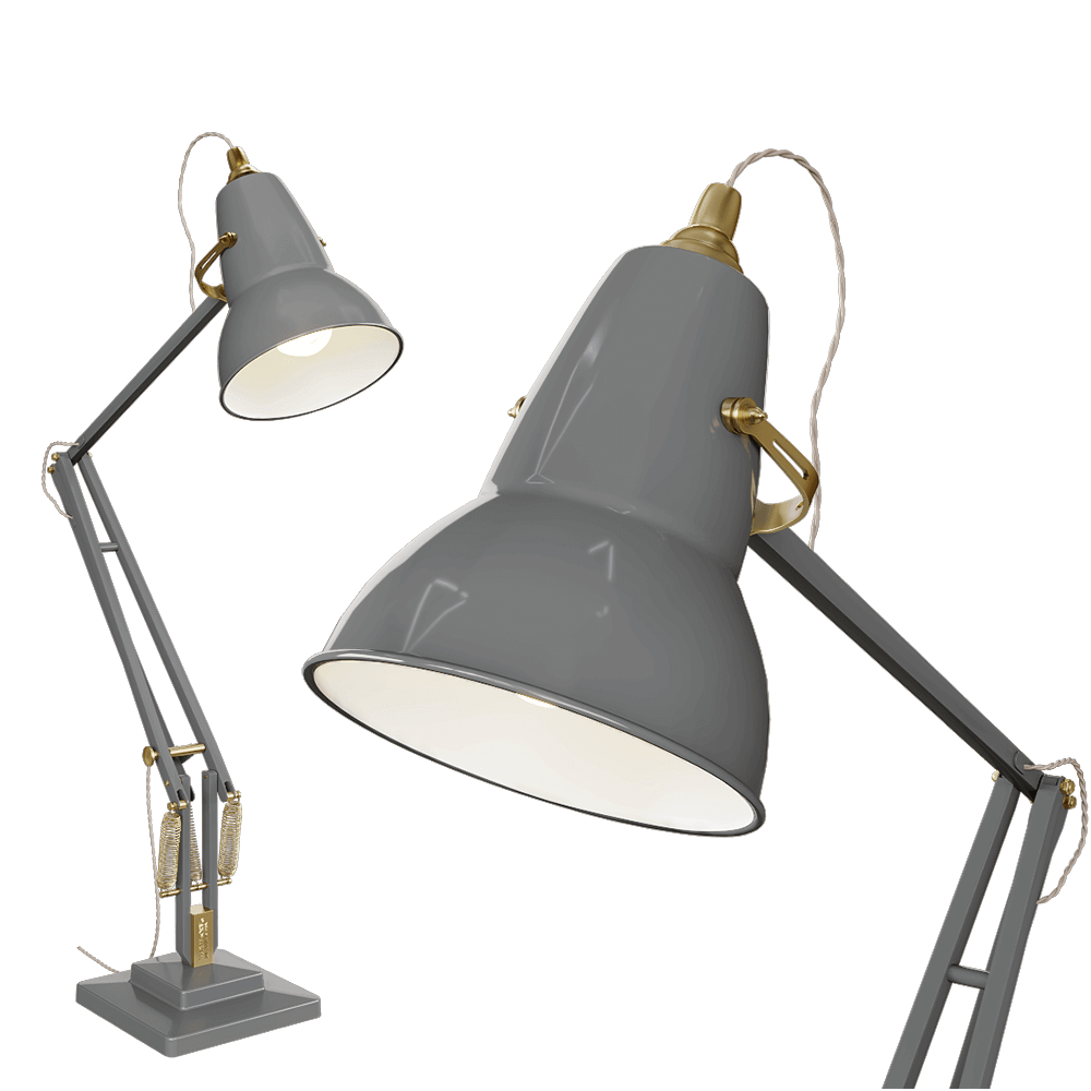 Anglepoise Original 1227 Brass台灯3D模型（OBJ,FBX,MAX）