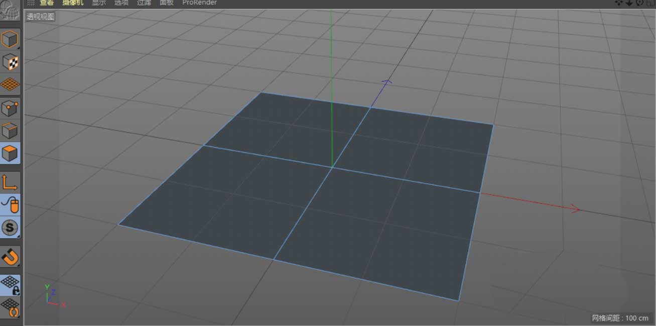 c4d网格平面模型怎么建模? C4D制作规则的网格平面的教程