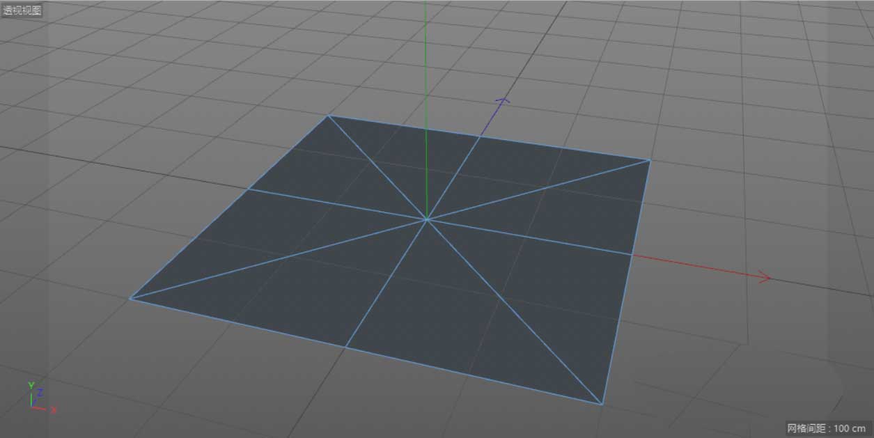 c4d网格平面模型怎么建模? C4D制作规则的网格平面的教程