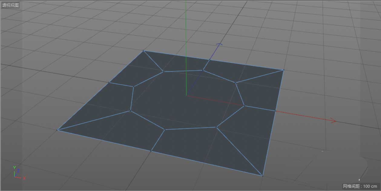 c4d网格平面模型怎么建模? C4D制作规则的网格平面的教程