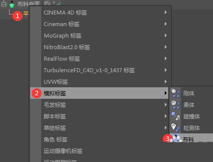 C4D布料曲面与布料标签有哪些区别?