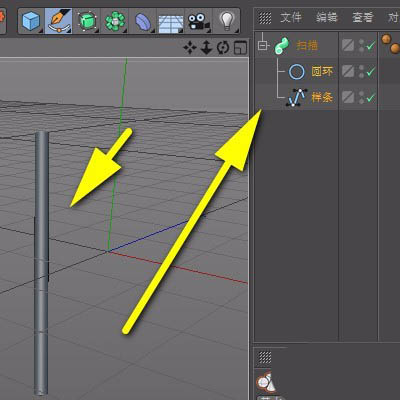 C4D怎么快速建模逼真的木棍? c4d教程