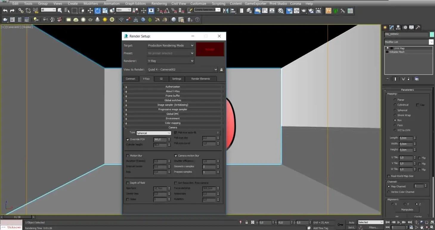 3dmax怎样渲染全景图? 三种方法教你掌握3d Max全景图