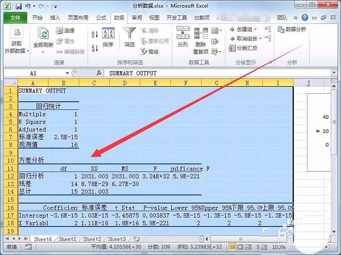 excel表格怎么做一元线性回归分析图表?