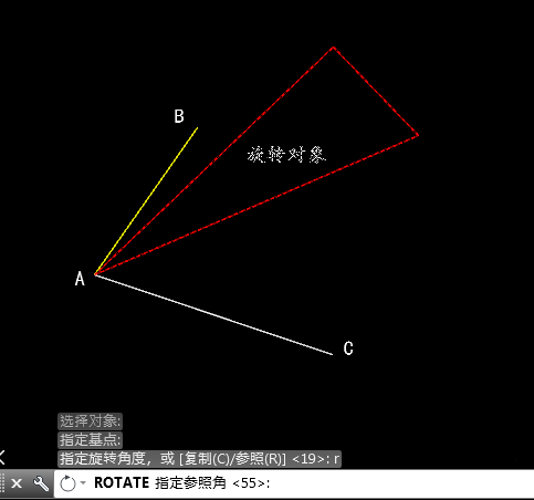 CAD图形怎么形旋转角度? cad指定角度旋转图形的教程