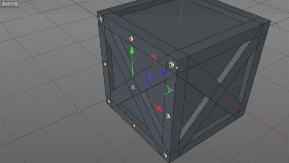 C4D怎么建模箱子? C4D制作箱子模型的教程