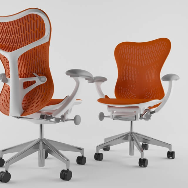 Herman Miller Mirra办公转椅3D模型（OBJ,FBX,MAX）