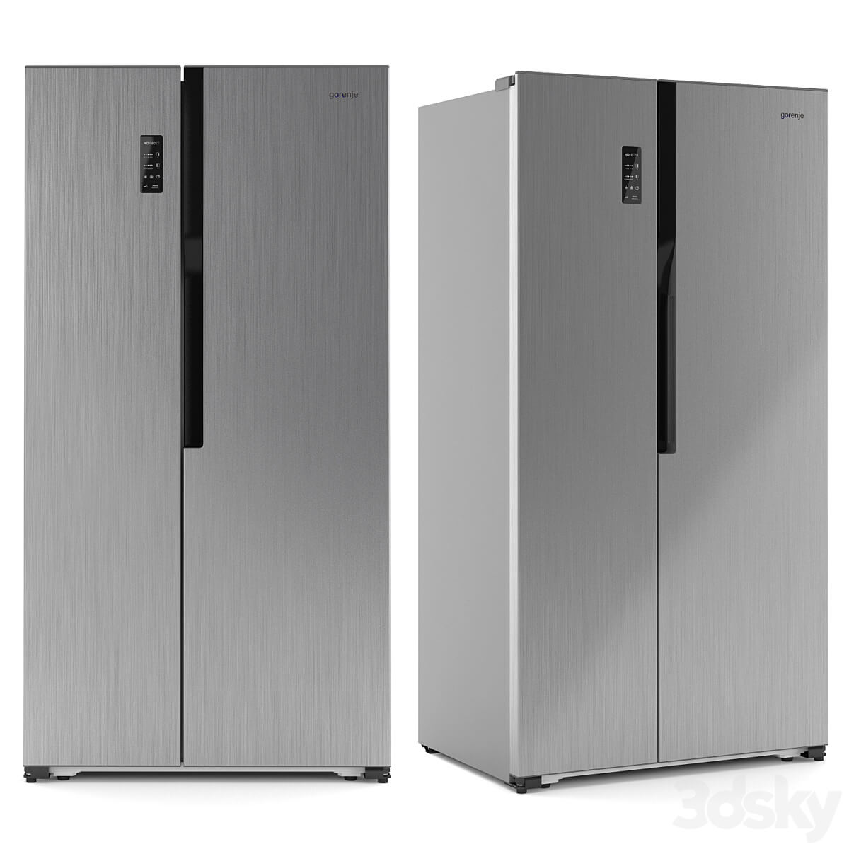 Gorenje NRS9181MX冰箱3D模型（OBJ,MAX）