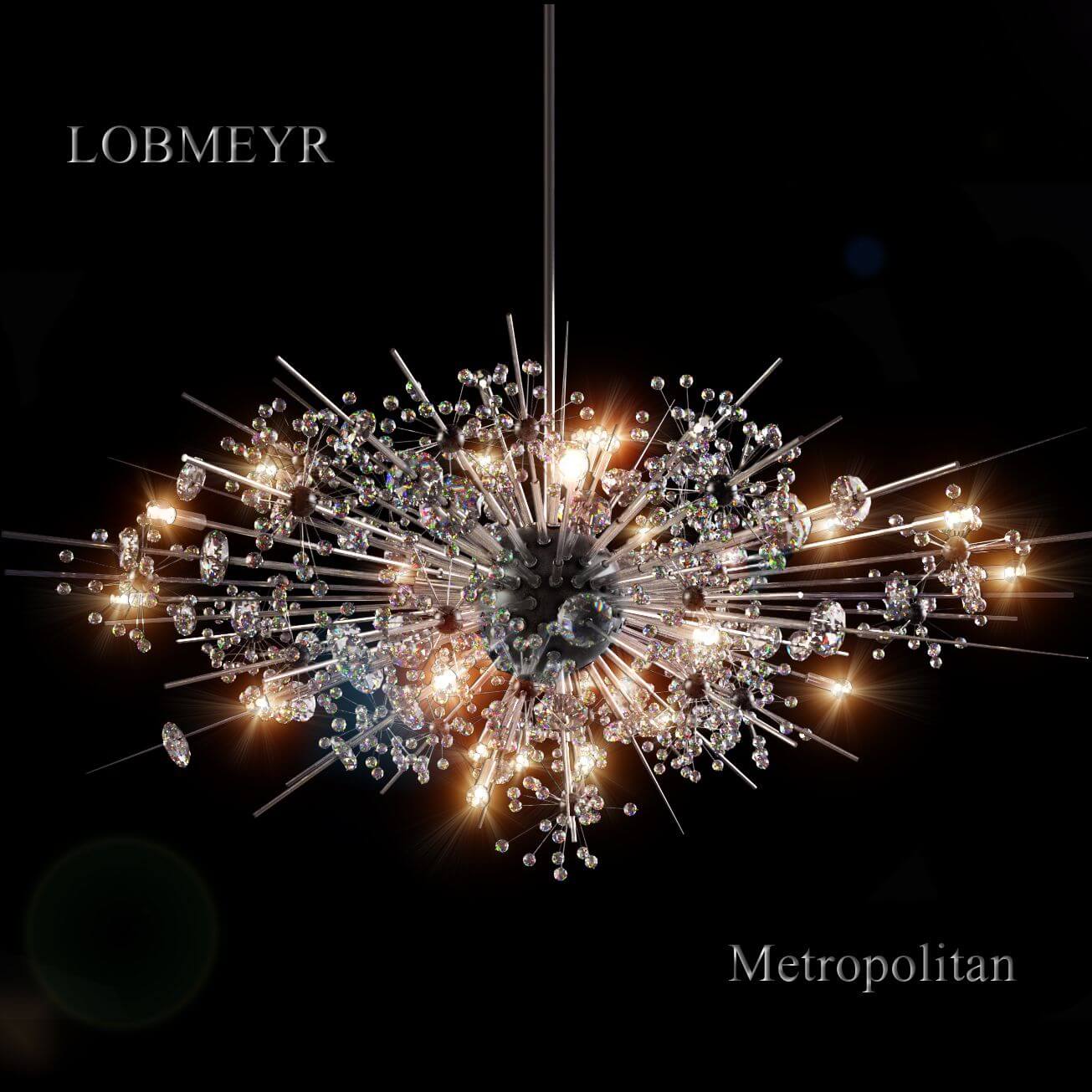 Lobmeyr Metropolitan吊灯3D模型（OBJ,MAX）