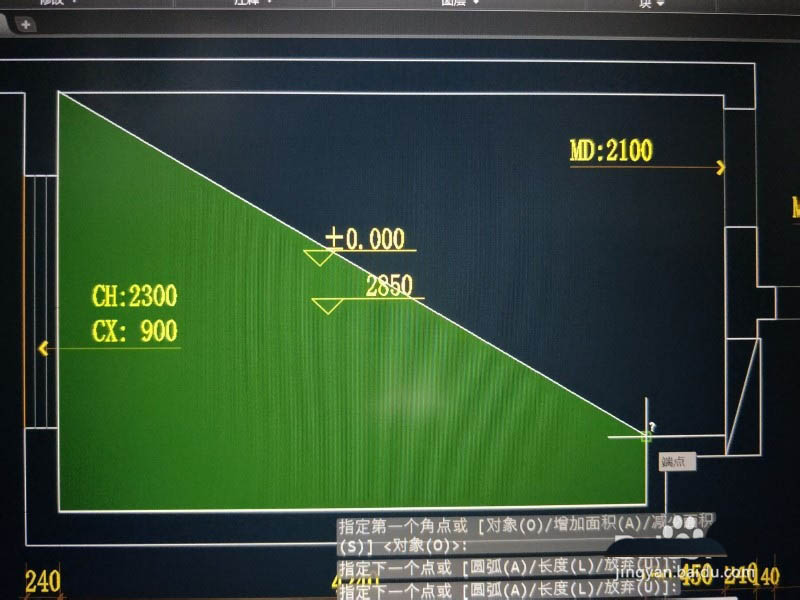 cad怎么快速计算房间平面图的面积?