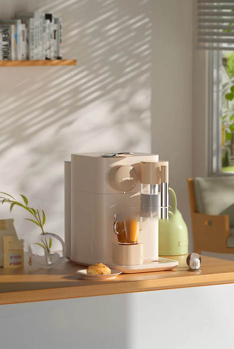 早晨咖啡机3D场景模型（C4D源文件）