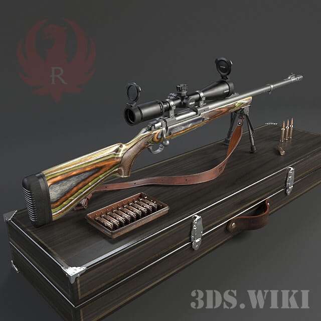 鲁格狙击步枪3D模型（FBX,MAX）