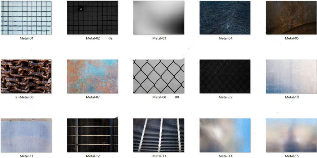 25组金属贴图材质纹理合集（高速下载）图片