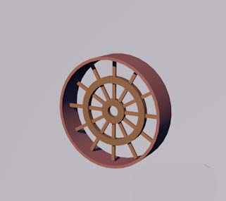 C4D怎么建模三维立体滚筒轮模型?